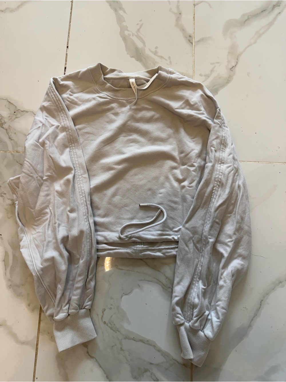 Aritzia Cream Crewneck Sweater